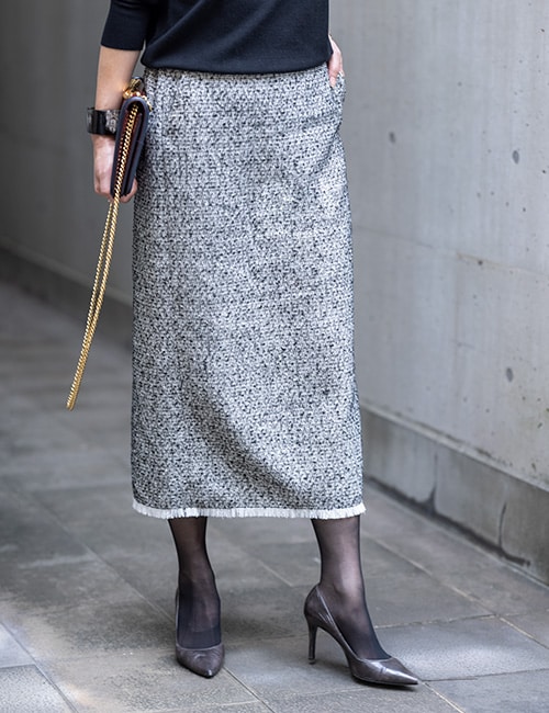 Tweed skirt