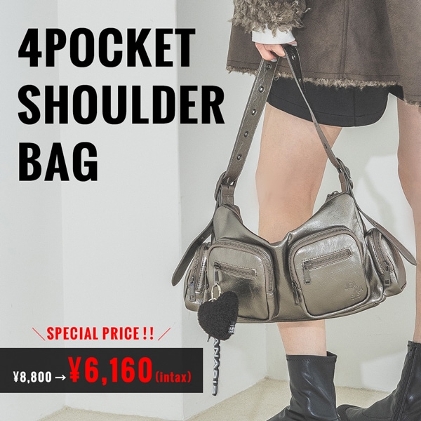 4POCKET SHOULDER BAG