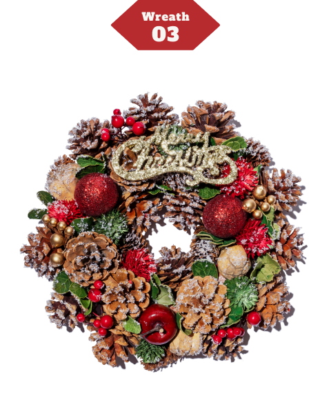 Santa Wreath