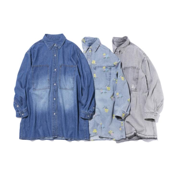 WORK BIG DENIM SHIRT