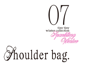 07.tinytiny winter collection SparklingWinter Shoulder bag_