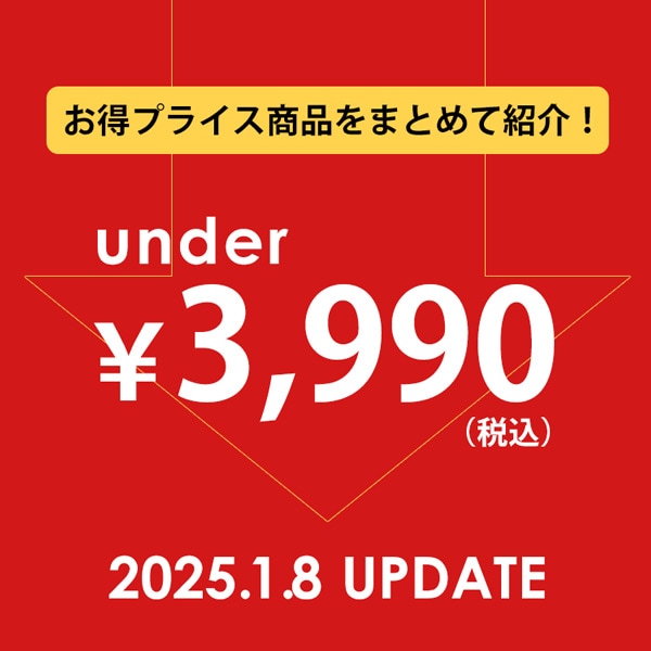 ￥3,990以下アイテム