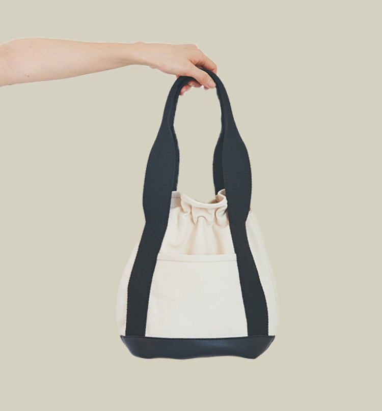 kazumi collaboration 2way canvas bag | studio CLIP