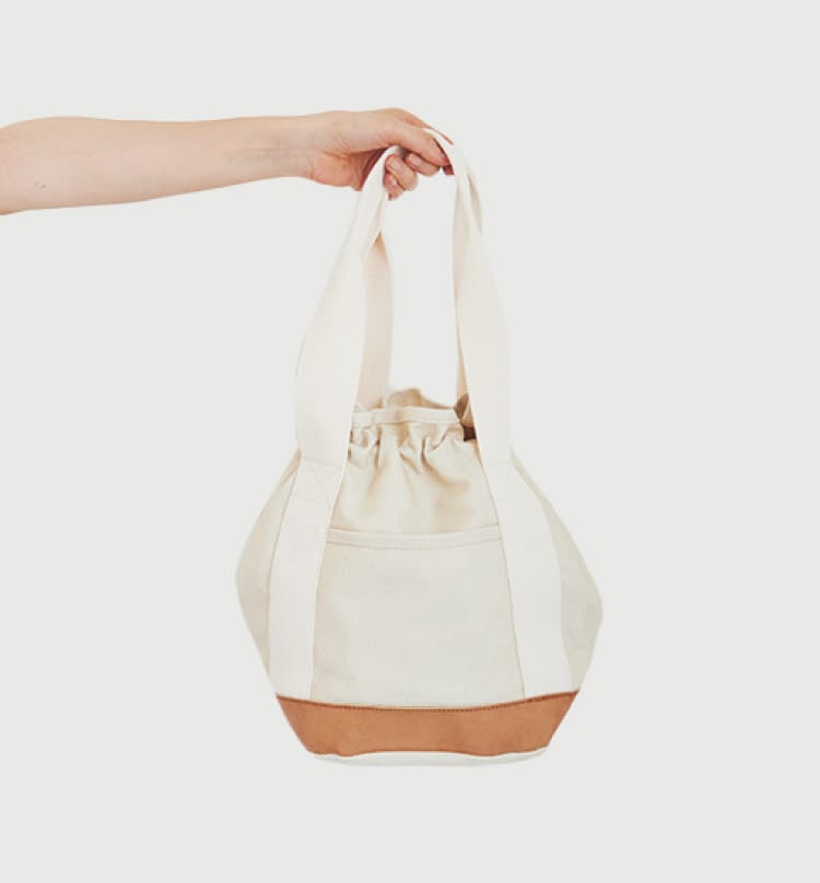 kazumi collaboration 2way canvas bag | studio CLIP